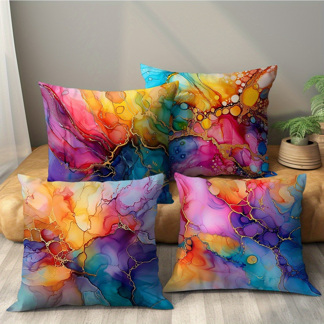 Recliner Sofa Cover - Funda de almohada decorativa de arte