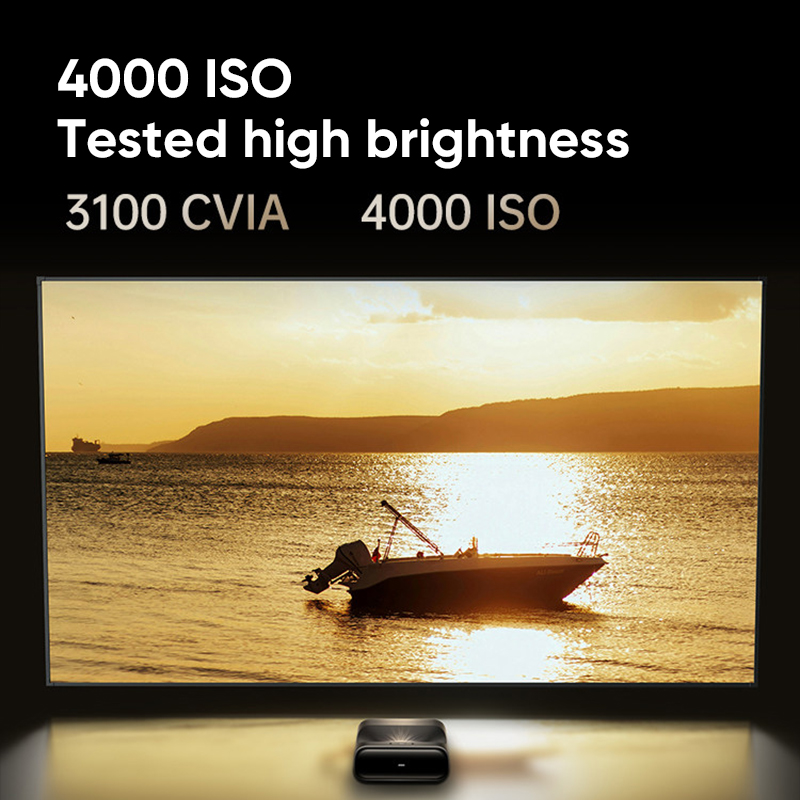 Home Cinema Ultra Short Throw Projector - Proyector Láser JMGO O3 Ultra 4K,