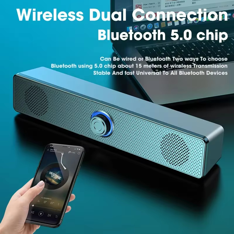 Soundbar Bluetooth Home - Barra de Sonido Envolvente 4D Bluetooth