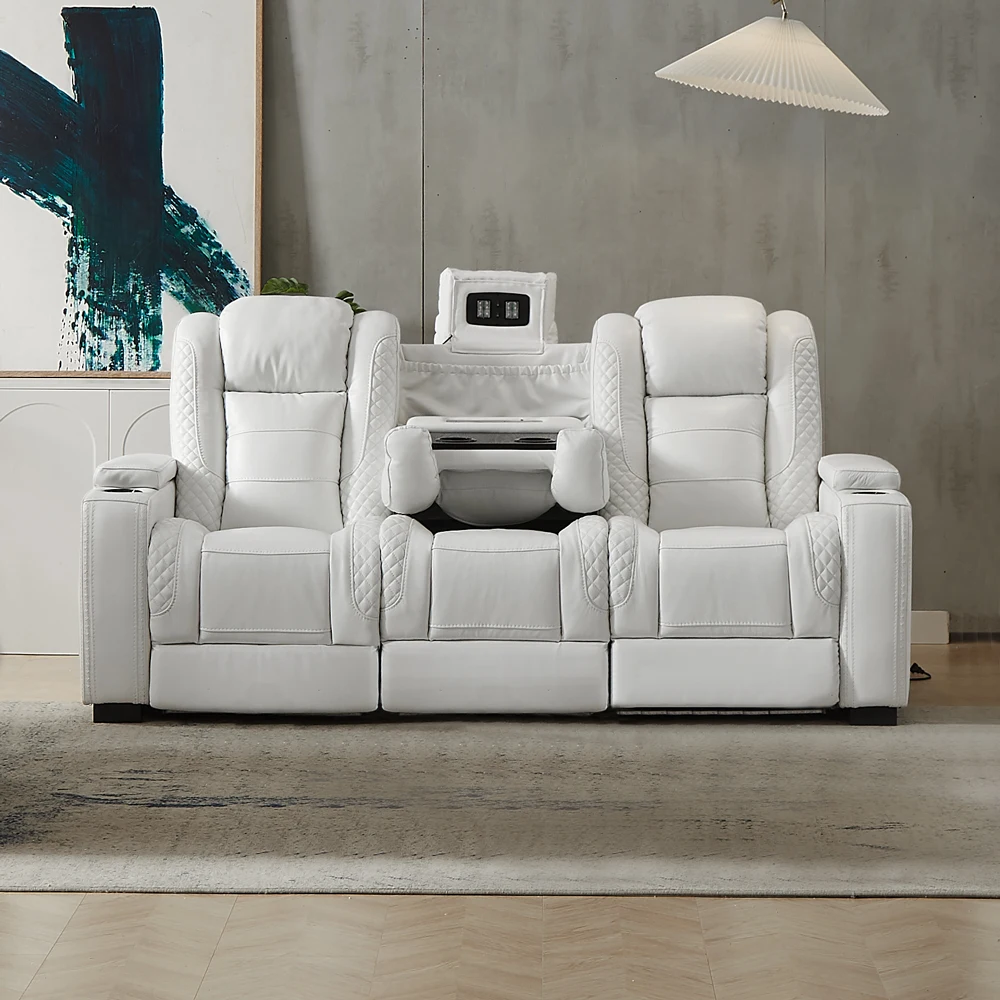 Home Cinema Theater - Sofá Reclinable Eléctrico de Lujo en