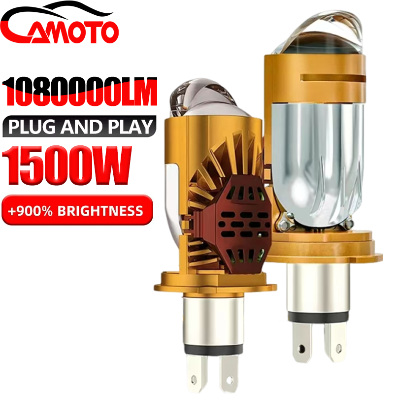 Projector Lamp Replacement - CAMOTO Bi LED Lente Proyector H4