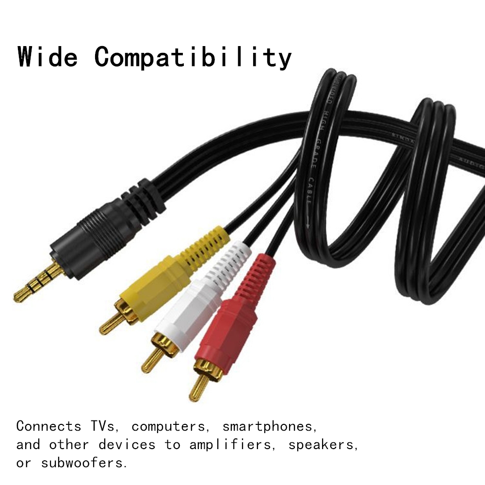Home Cinema Subwoofer - Cable de Audio y vídeo RCA