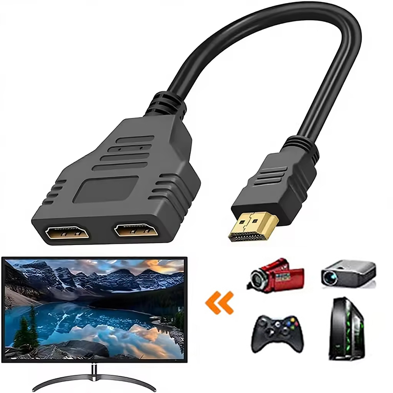 Home Cinema With Projector - Cable Adaptador Divisor HDMI Compatible de