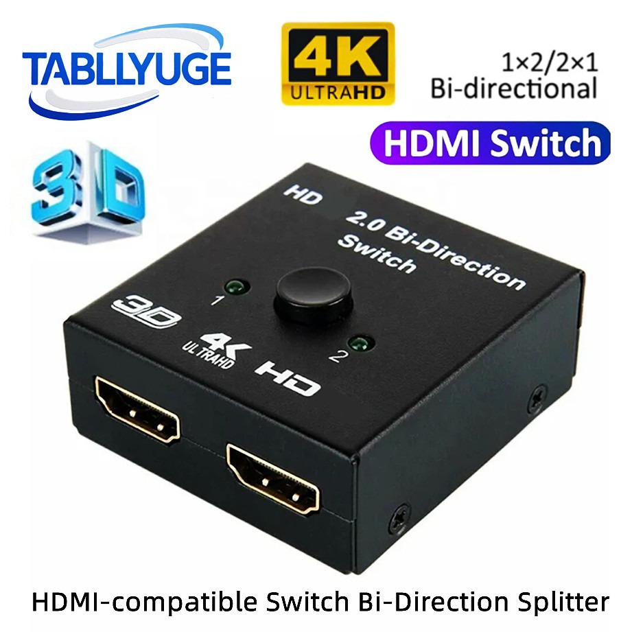 Home Cinema With Projector - Nuevo Conmutador HDMI 4K 3D Compatible,