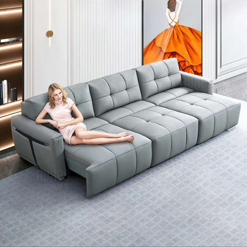 Home Cinema Couch - Sofá Cama Eléctrico Convertible Linlamlim, Sofá