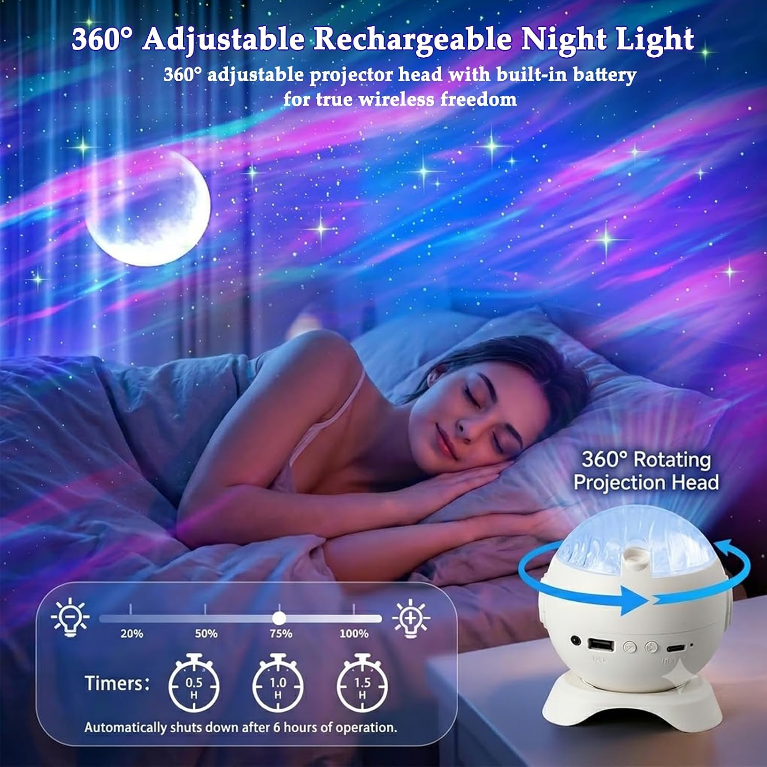 Proyector de Estrellas Aurora  - Home Cinema Night reseña y precio