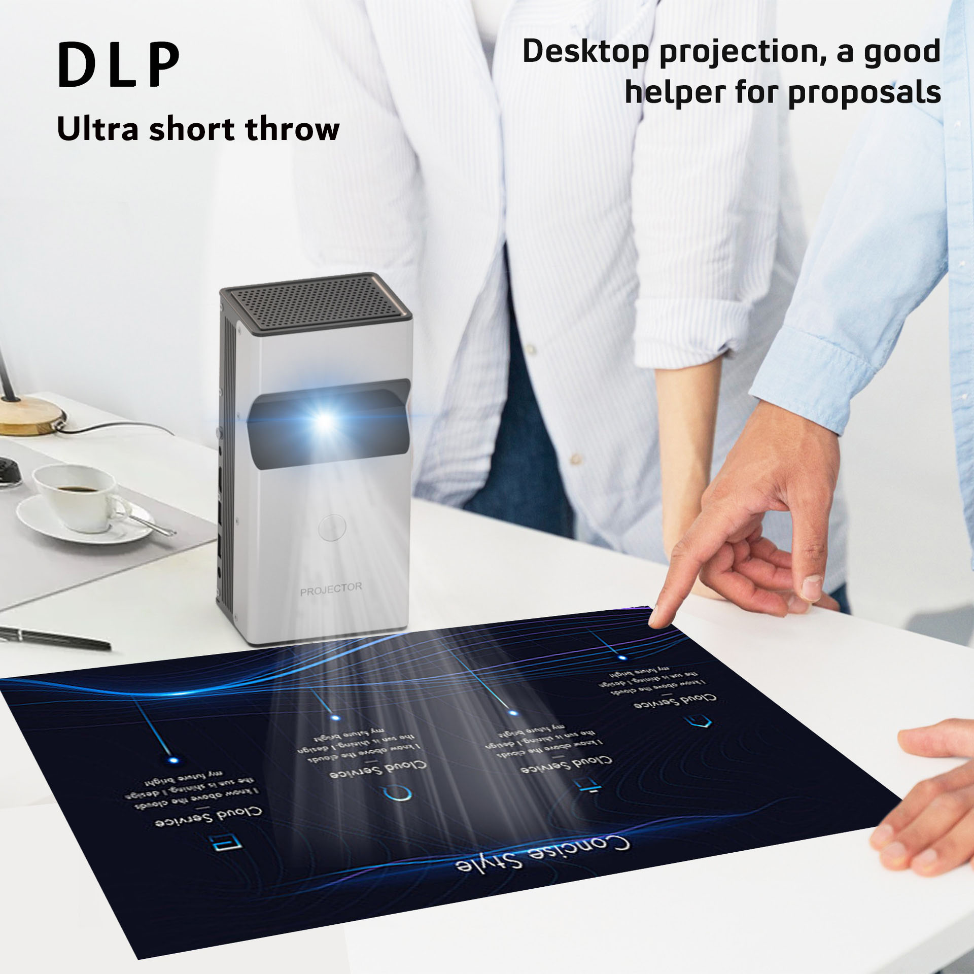 ZXY Lonnst L26 Mini proyector  - Home Cinema Ultra Short Throw Projector reseña y precio