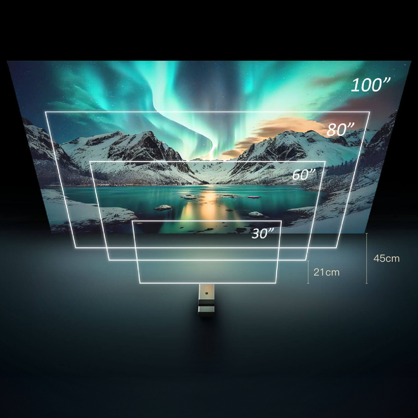ZXY Lonnst L26 Mini proyector  - Home Cinema Ultra Short Throw Projector reseña y precio