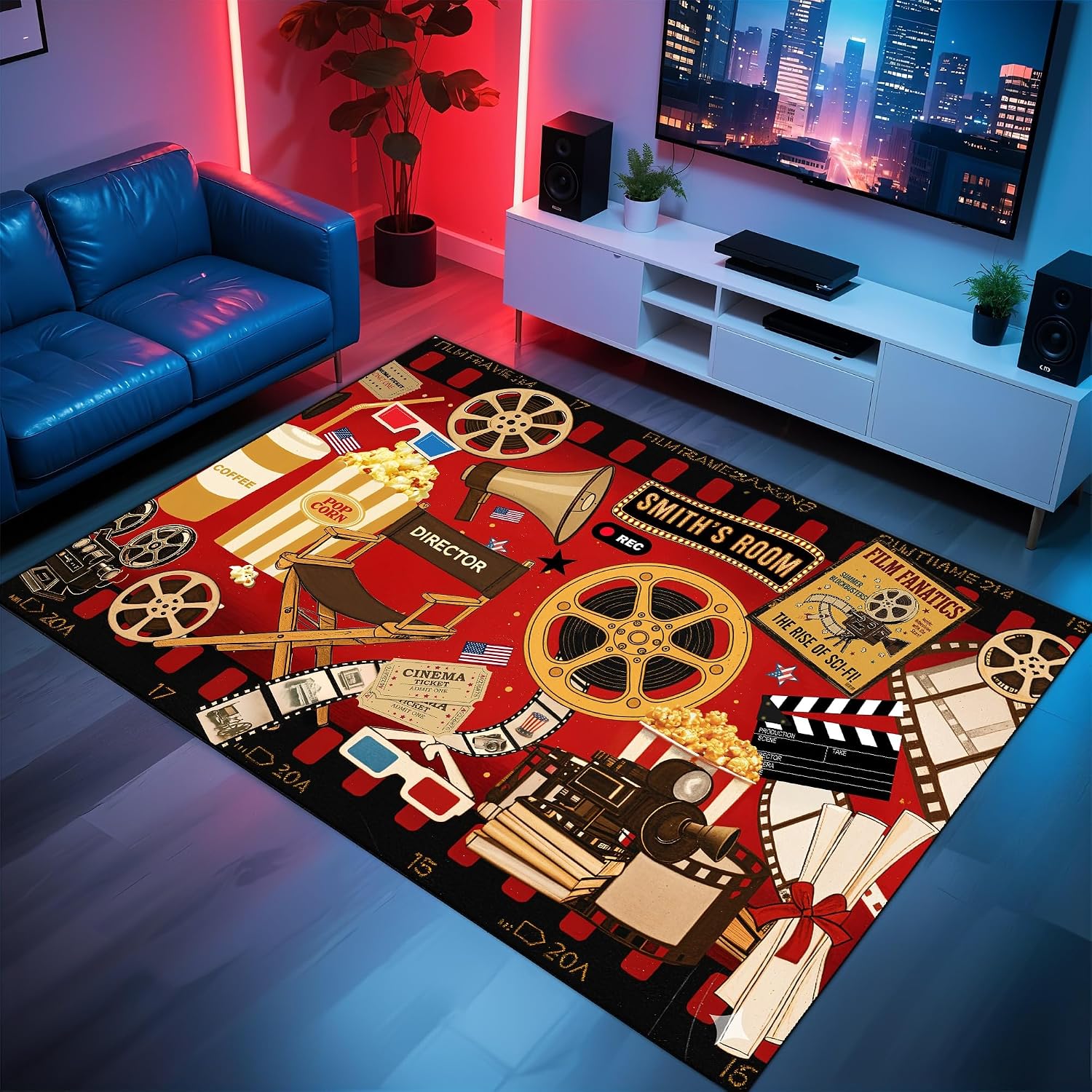 Alfombra Personalizada con Tem - Home Cinema Night reseña y precio