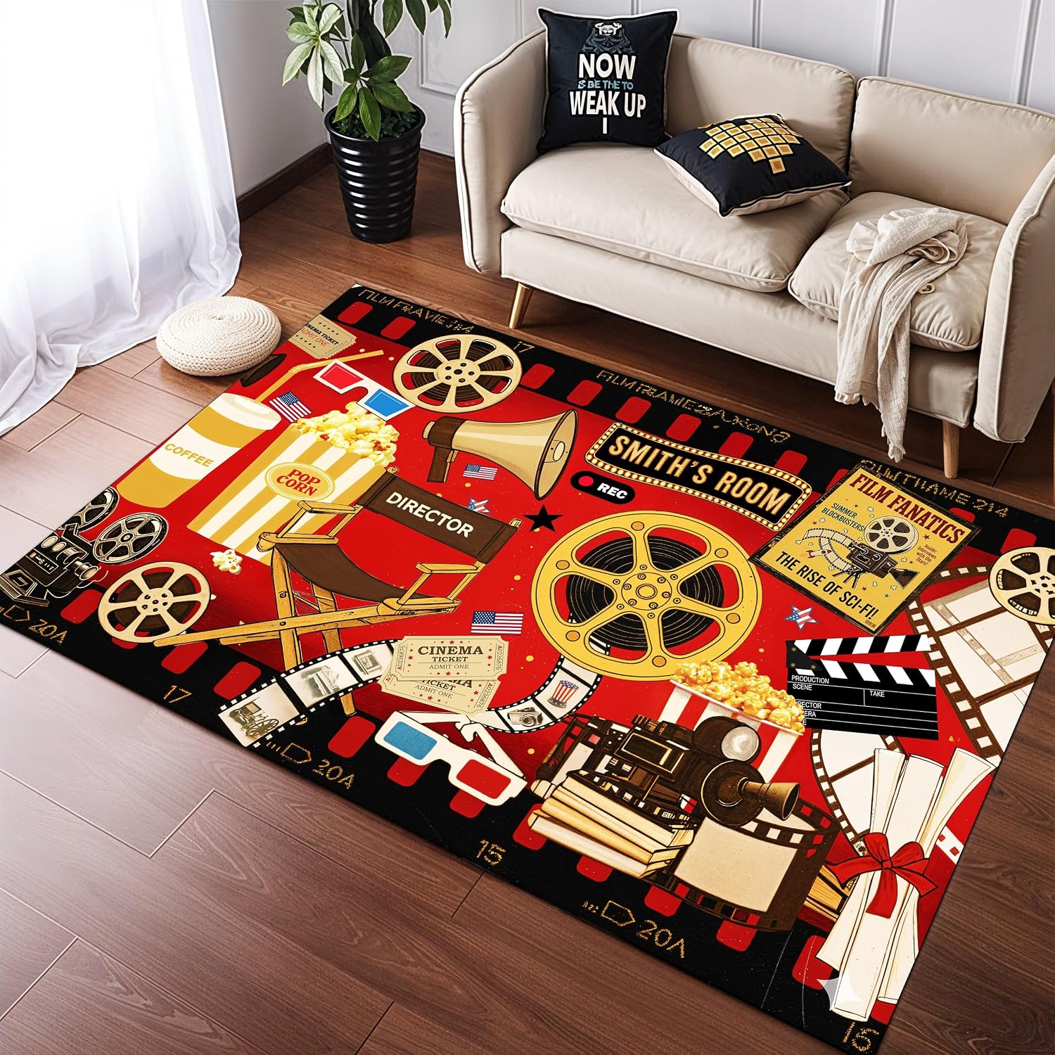 Alfombra Personalizada con Tem - Home Cinema Night reseña y precio