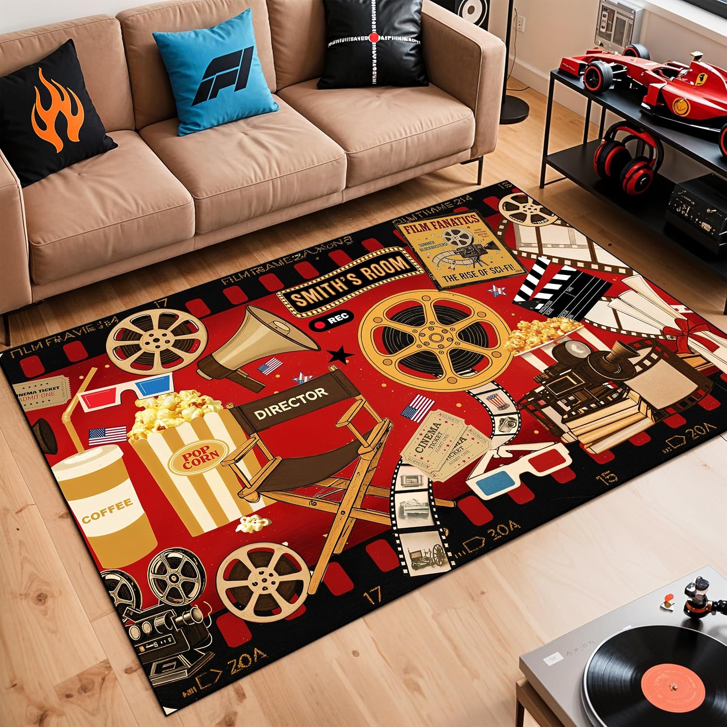 Alfombra Personalizada con Tem - Home Cinema Night reseña y precio