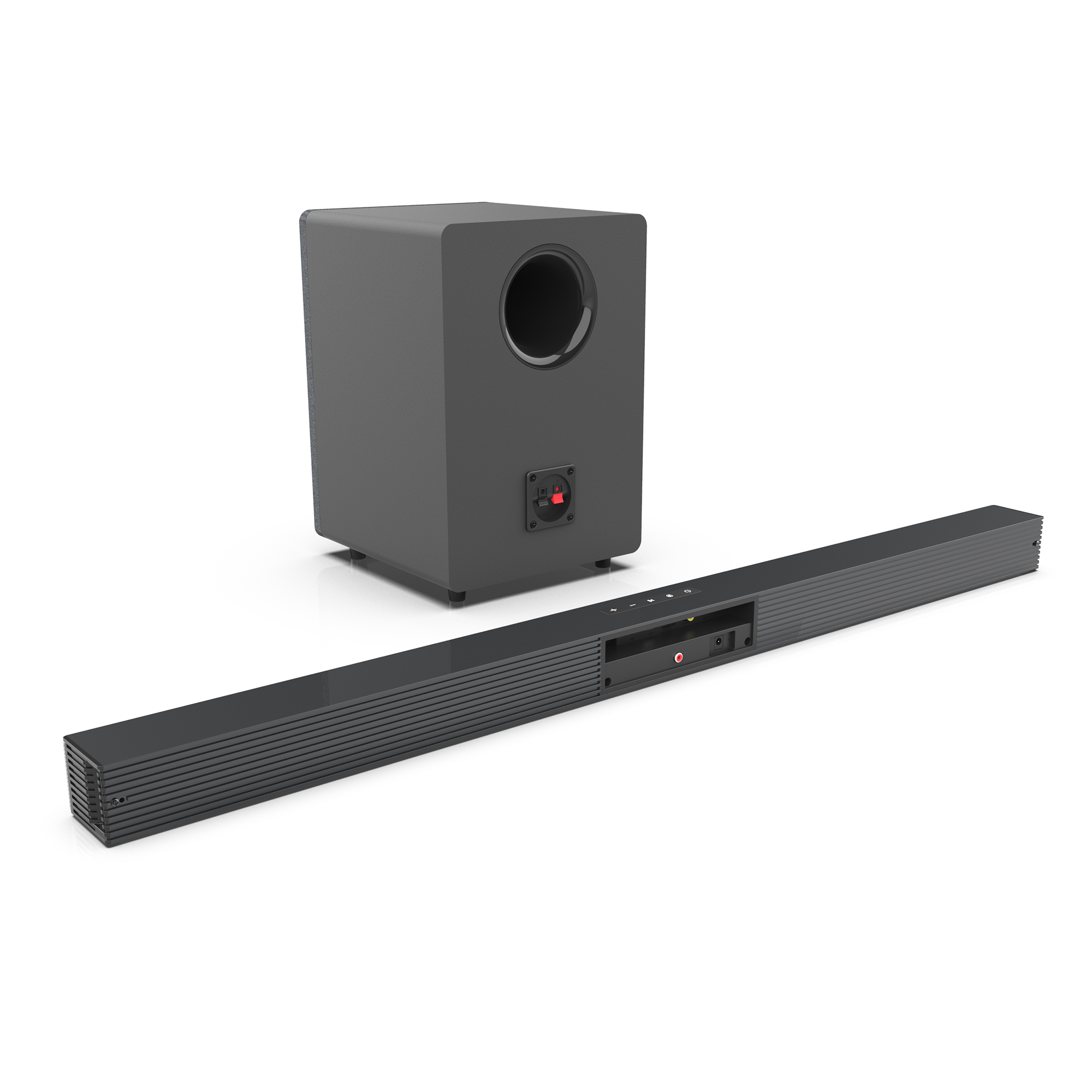 Barra de sonido de TV de 84W c - Home Cinema Subwoofer reseña y precio