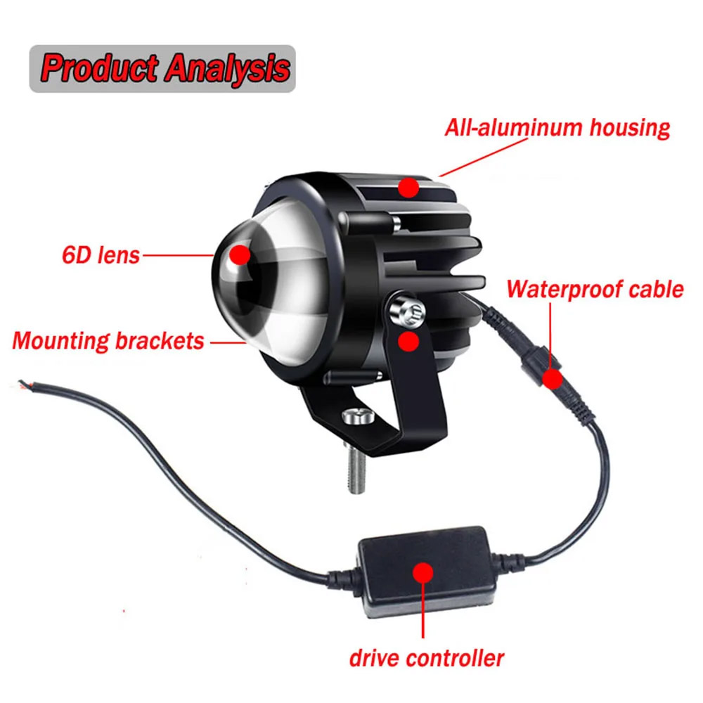 Proyector de motocicleta, luz  - Projector Lamp Replacement reseña y precio
