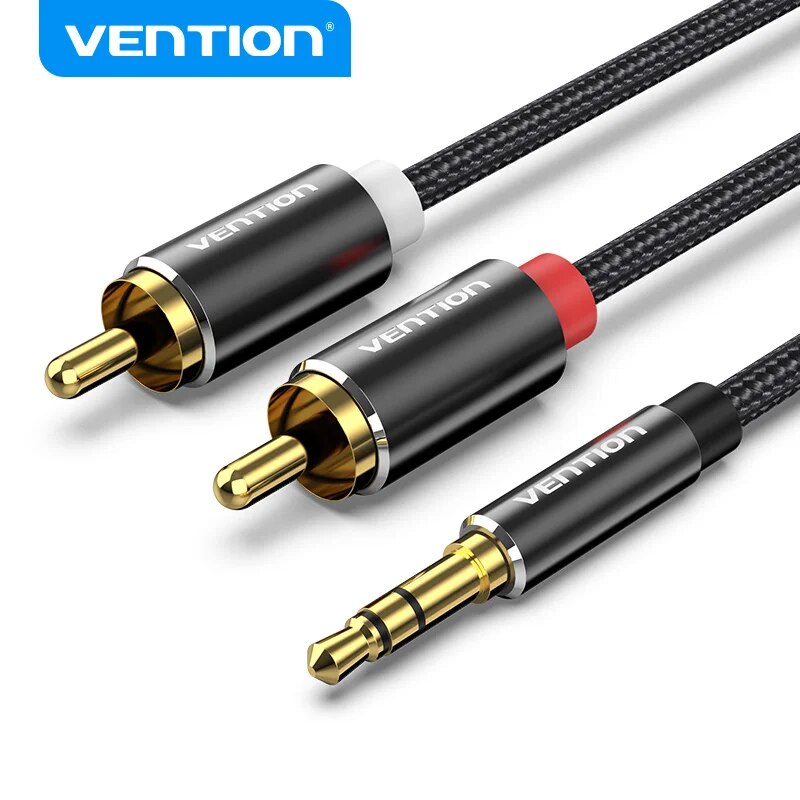 Vention Cable RCA 3,5mm a 2RCA - Genius Home Cinema reseña y precio
