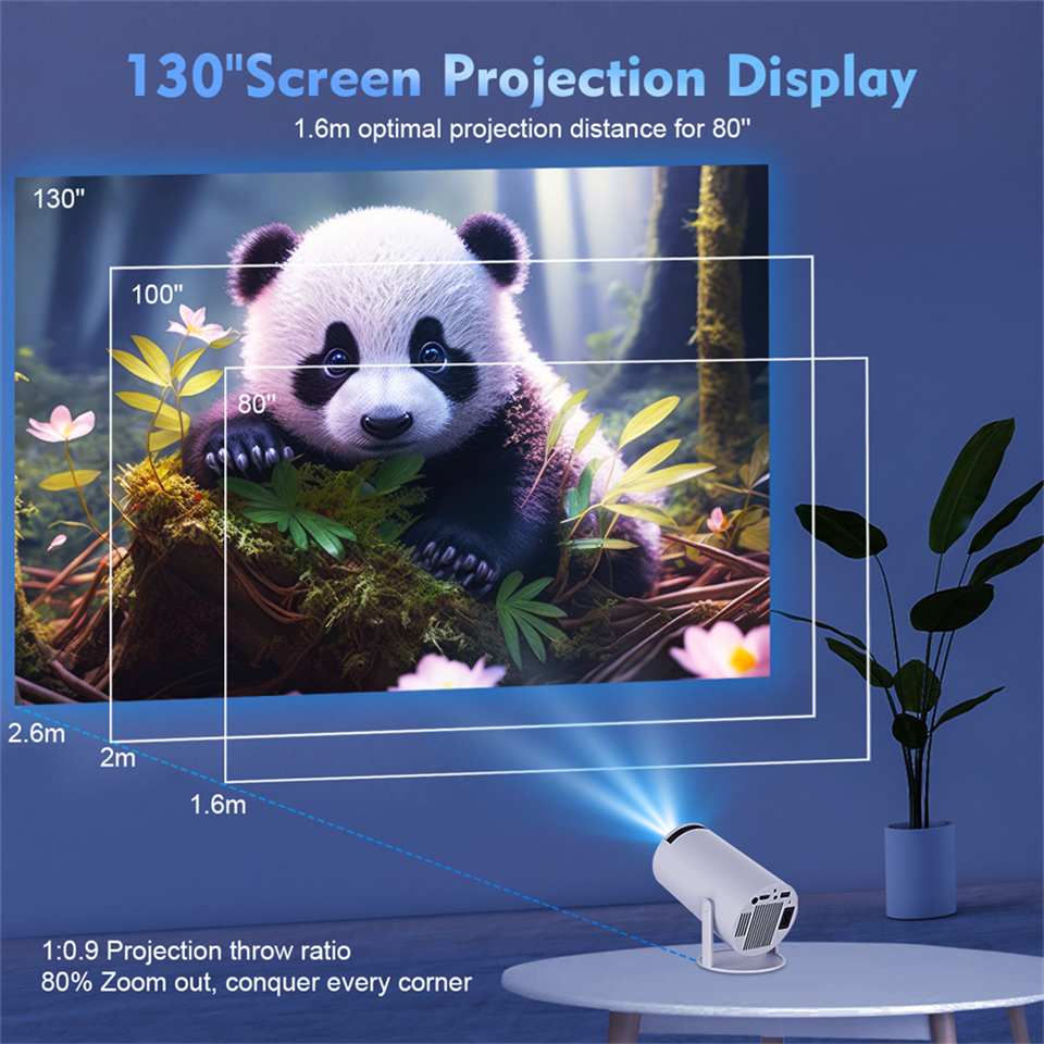 Nuevo Proyector HY300 2026, 4K - Home Cinema Night reseña y precio