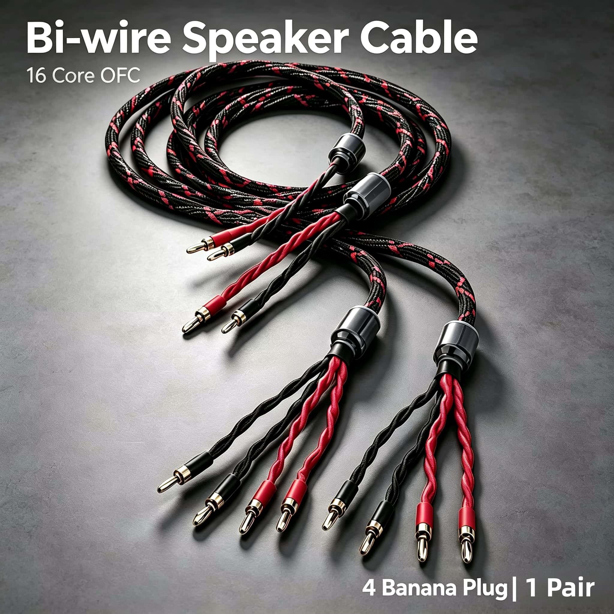 Cable de altavoz bi-cableado O - Genius Home Cinema reseña y precio