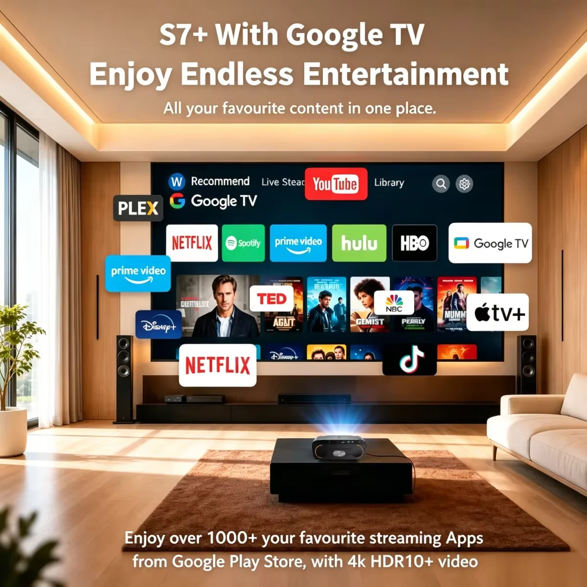 Proyector S7 4200ANSI Nativo 1 - Home Cinema Couch reseña y precio