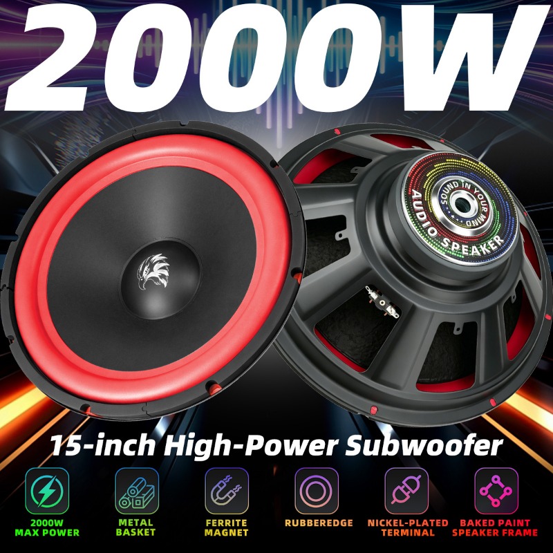 1 unidad de subwoofer para coc - Home Cinema Theater reseña y precio