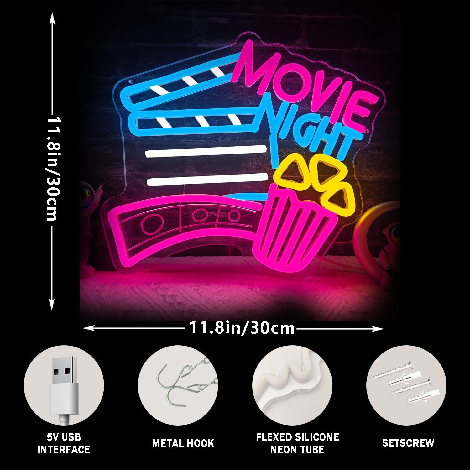 Letrero de Neón para Noche de  - Home Cinema Night reseña y precio