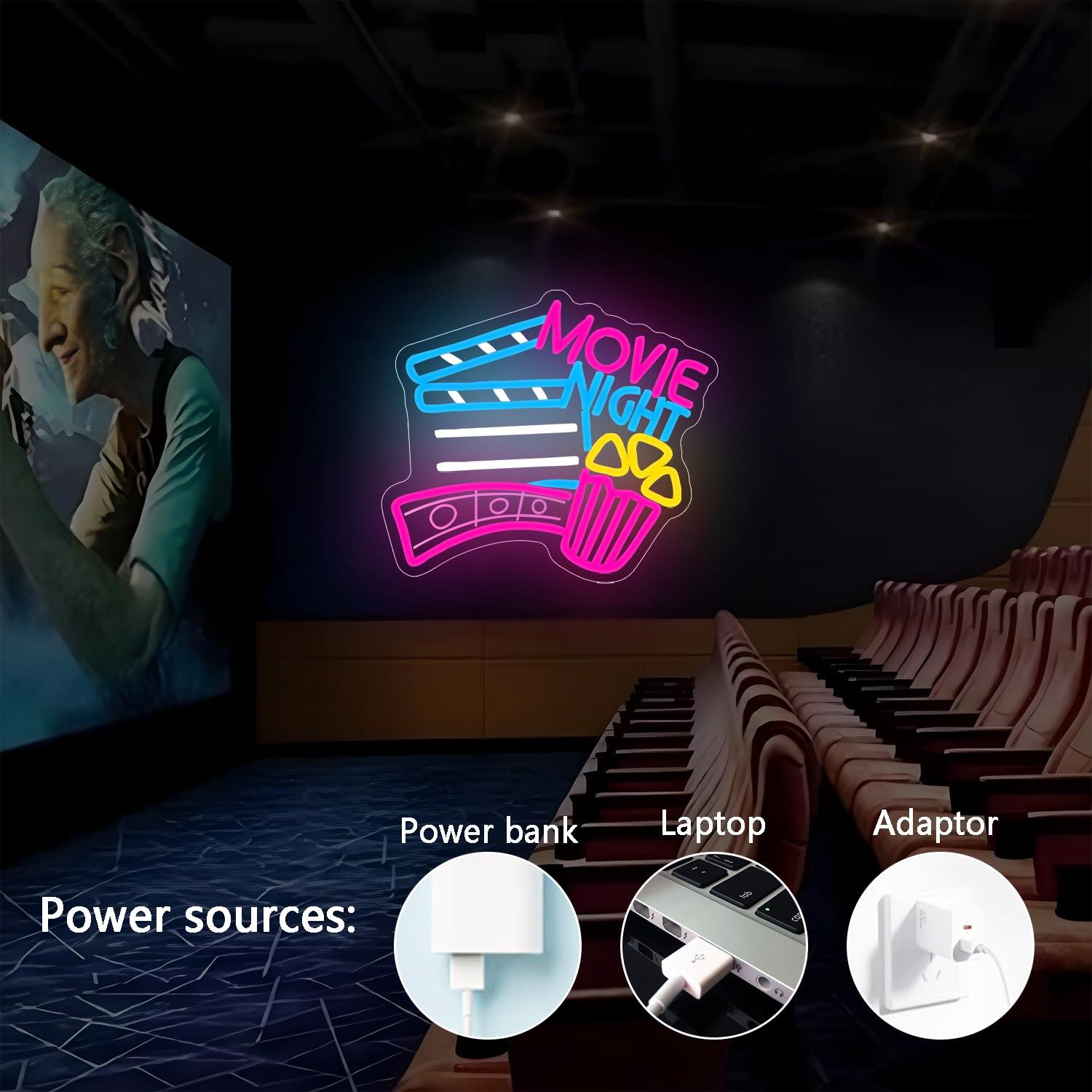 Letrero de Neón para Noche de  - Home Cinema Night reseña y precio