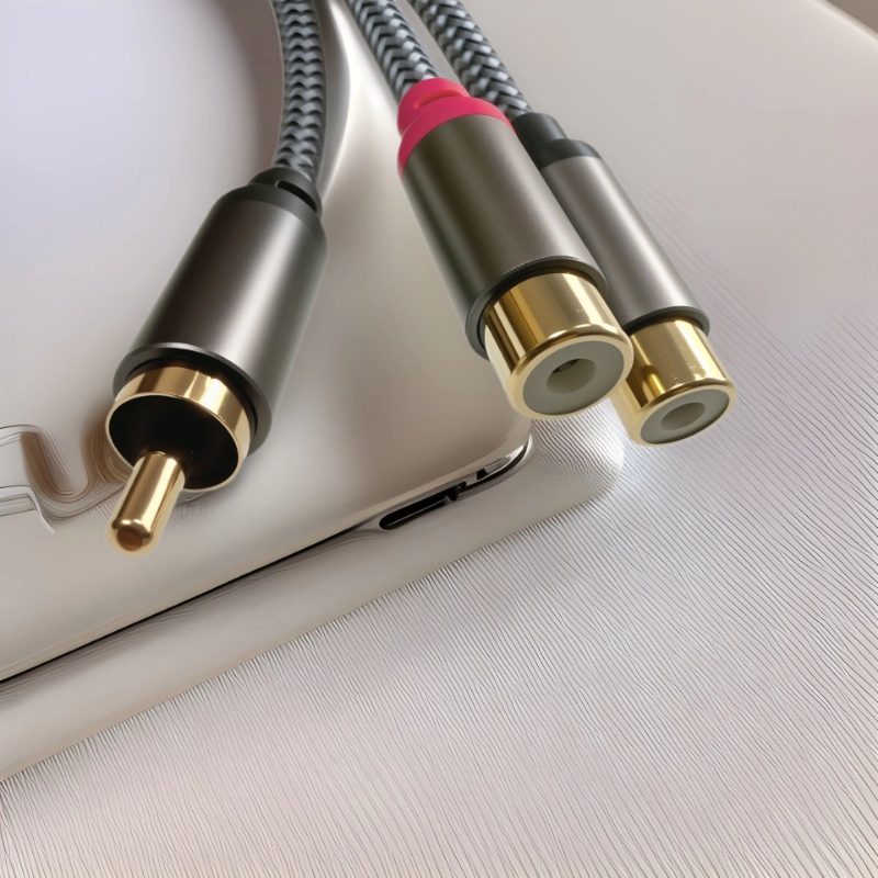 Cable Divisor de Audio RCA Cor - Home Cinema Subwoofer reseña y precio