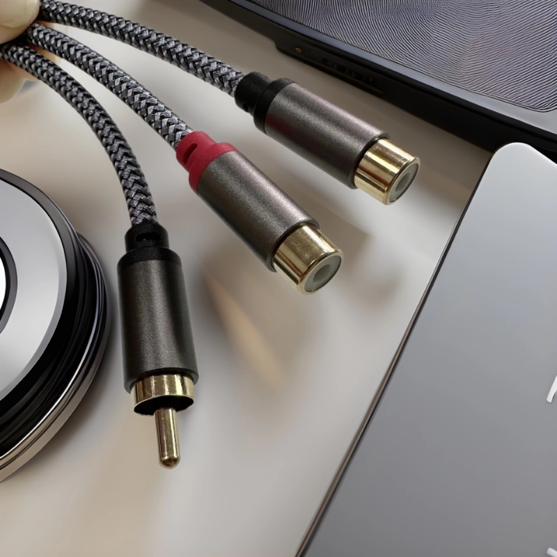 Cable Divisor de Audio RCA Cor - Home Cinema Subwoofer reseña y precio