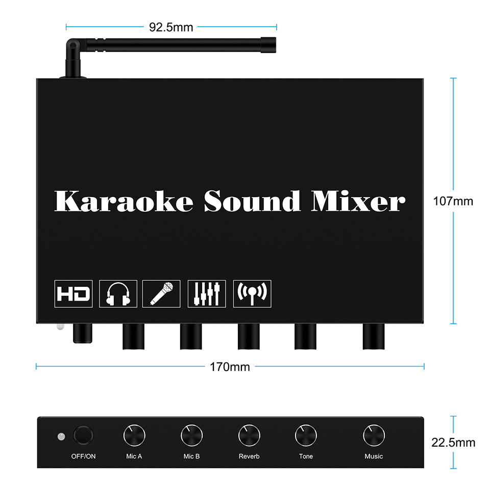 Mezclador de reproductor de Ka - Soundbar Bluetooth Home reseña y precio