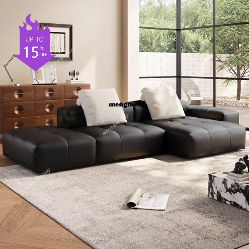 Sofá Nórdico de Cuero Comprimi - Home Cinema Room Design reseña y precio