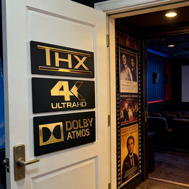 Letreros de Pared con Logotipo - Home Cinema Dts X reseña y precio