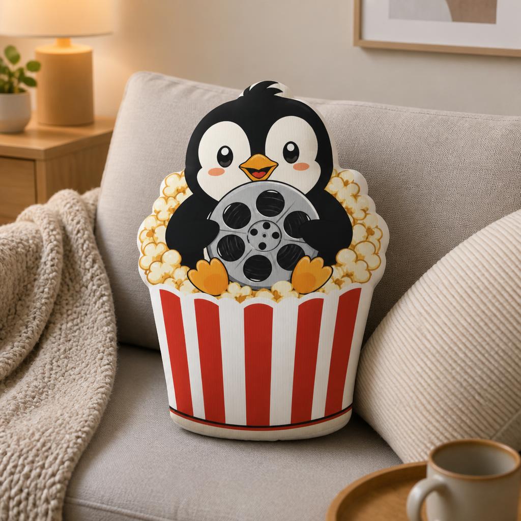 Almohada de peluche con forma  - Home Cinema Night reseña y precio