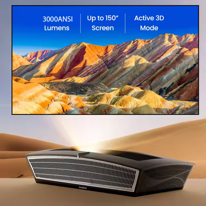 CASIRIS H6 Pro 4K UHD Proyecto - Home Cinema Ultra Short Throw Projector reseña y precio