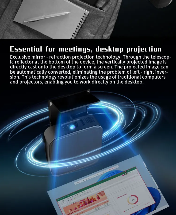 Mini Proyector Educativo Portá - Home Cinema Ultra Short Throw Projector reseña y precio