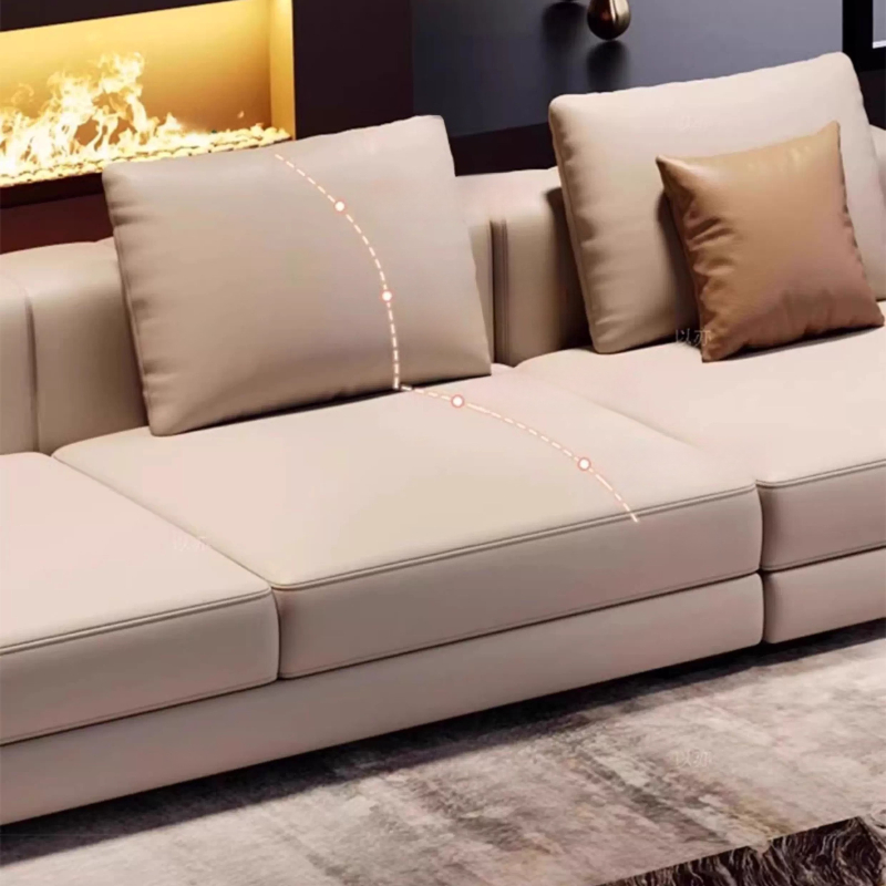 Sofás italianos de cuero genui - Home Cinema Room Accessories reseña y precio