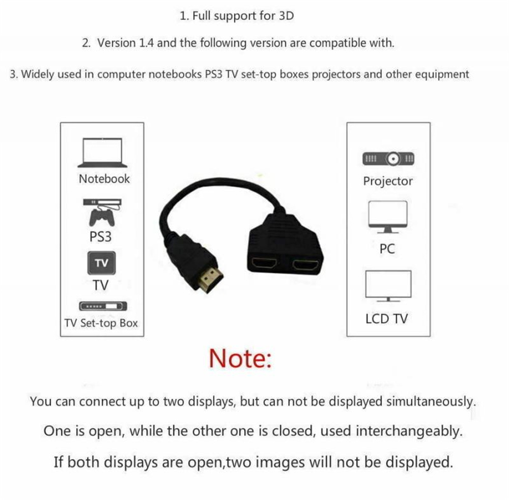 Cable divisor compatible con H - Home Cinema With Projector reseña y precio