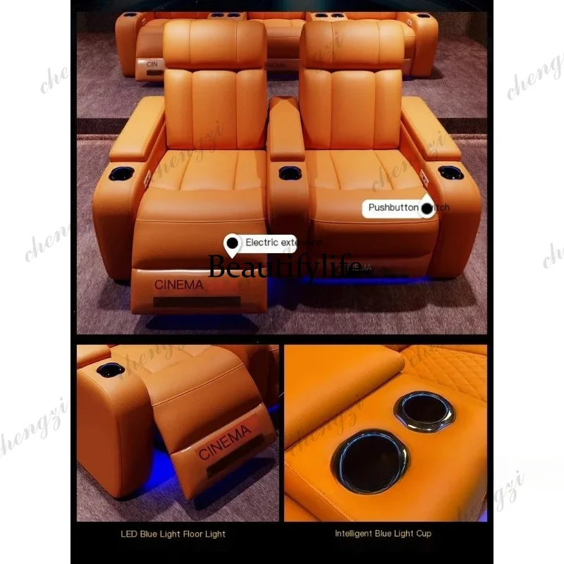 Sillones Reclinables Eléctrico - Home Cinema Theater reseña y precio