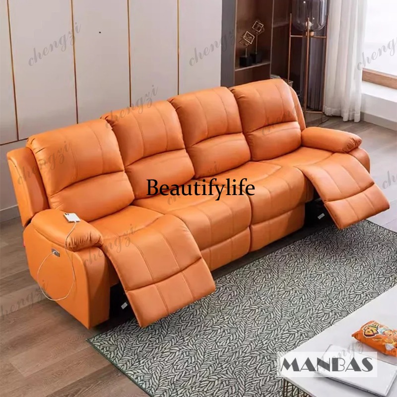 Sofá Reclinable Eléctrico Manu - Home Cinema Couch reseña y precio