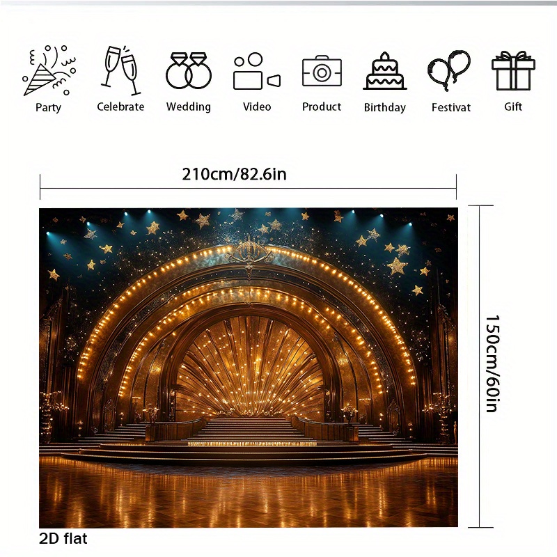 Luces de Arco Doradas de Lujo  - Home Cinema Events reseña y precio