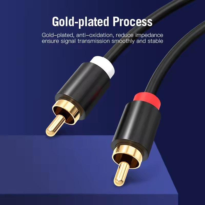 Cable RCA estéreo HIFI, Cable  - Genius Home Cinema reseña y precio