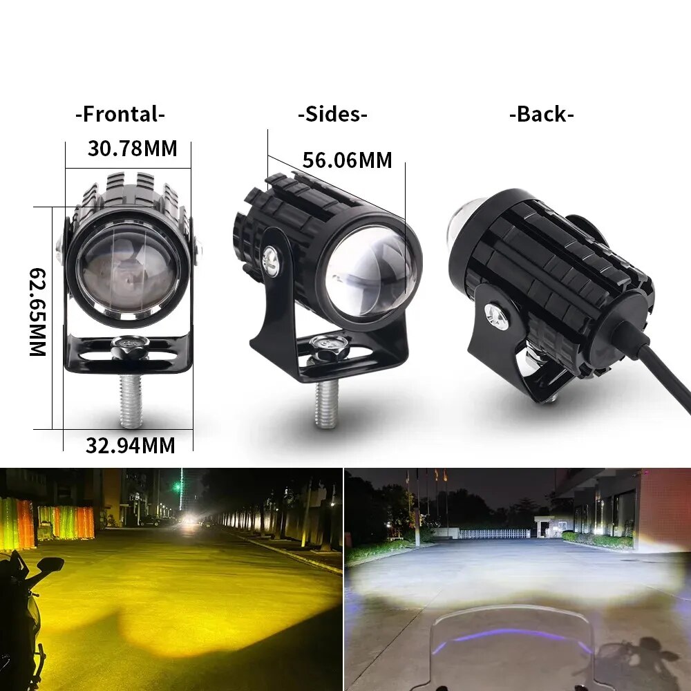 Faro LED Universal para Motoci - Projector Lamp Replacement reseña y precio