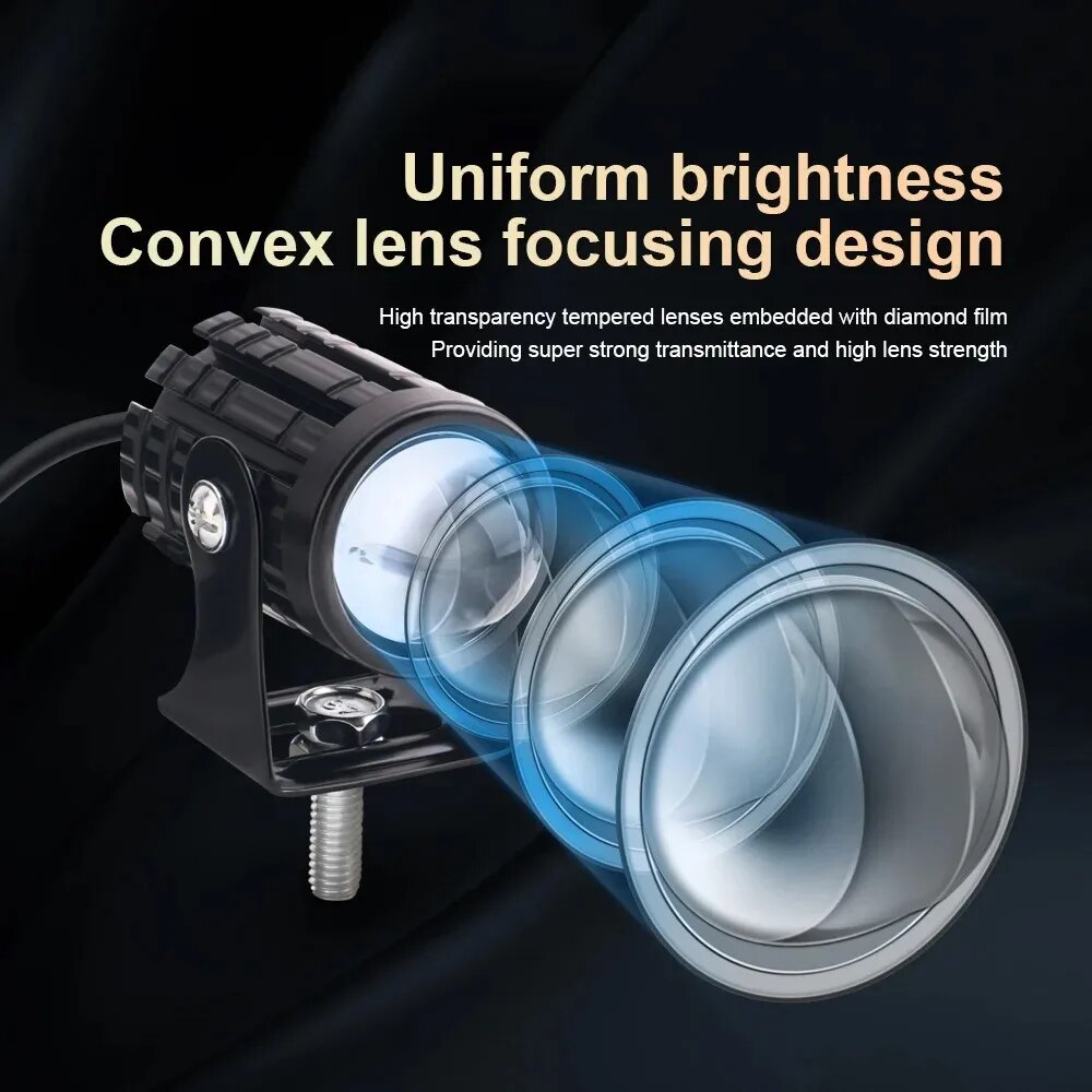 Faro LED Universal para Motoci - Projector Lamp Replacement reseña y precio