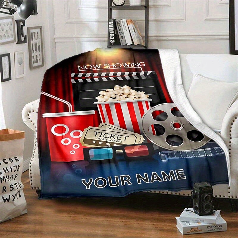 Manta de Felpa Personalizable  - Home Cinema Night reseña y precio