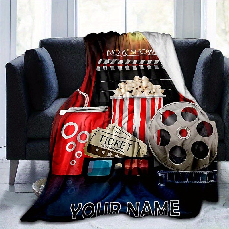 Manta de Felpa Personalizable  - Home Cinema Night reseña y precio