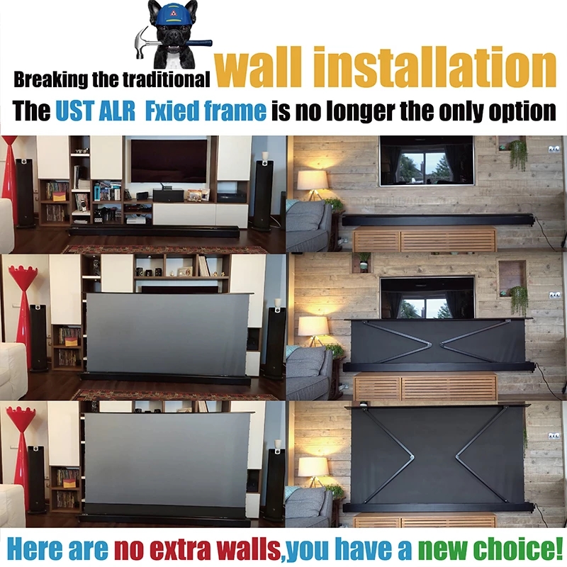 Pantalla de proyector plegable - Home Cinema Ultra Short Throw Projector reseña y precio