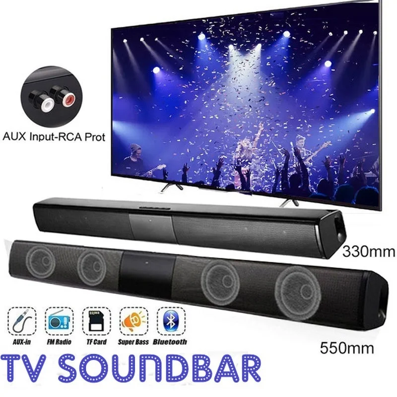 Barra de sonido de alta potenc - Home Cinema Subwoofer reseña y precio
