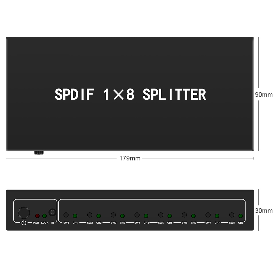 Divisor de Audio óptico, divis - Genius Home Cinema reseña y precio