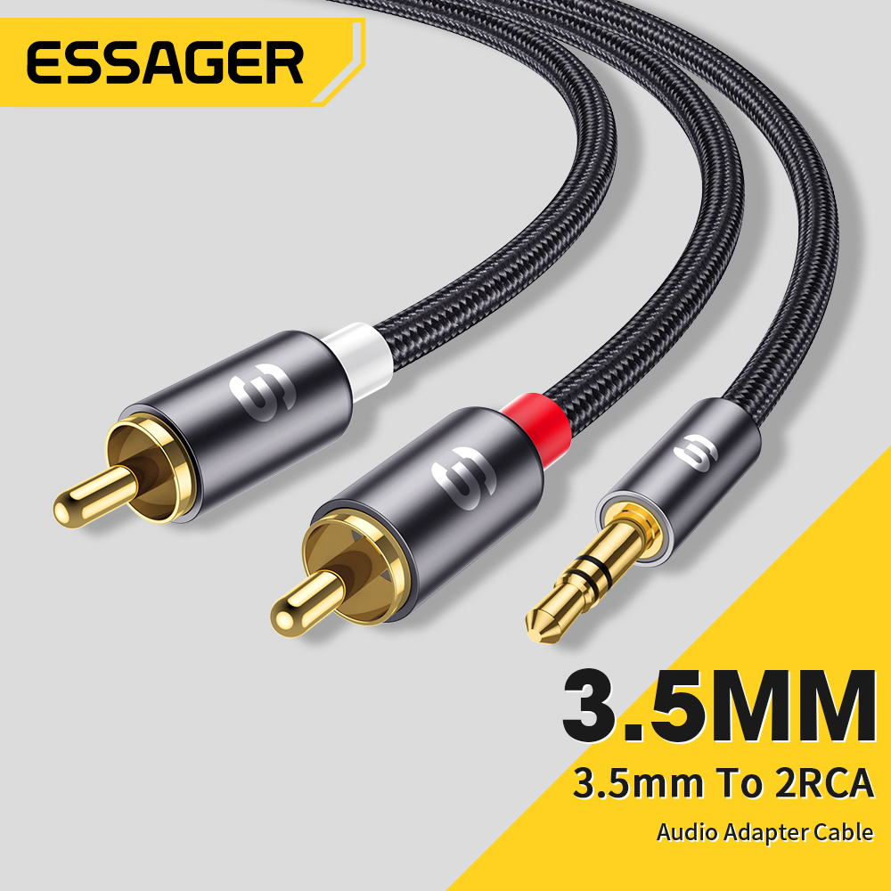 Essager Cable de Audio RCA est - Genius Home Cinema reseña y precio