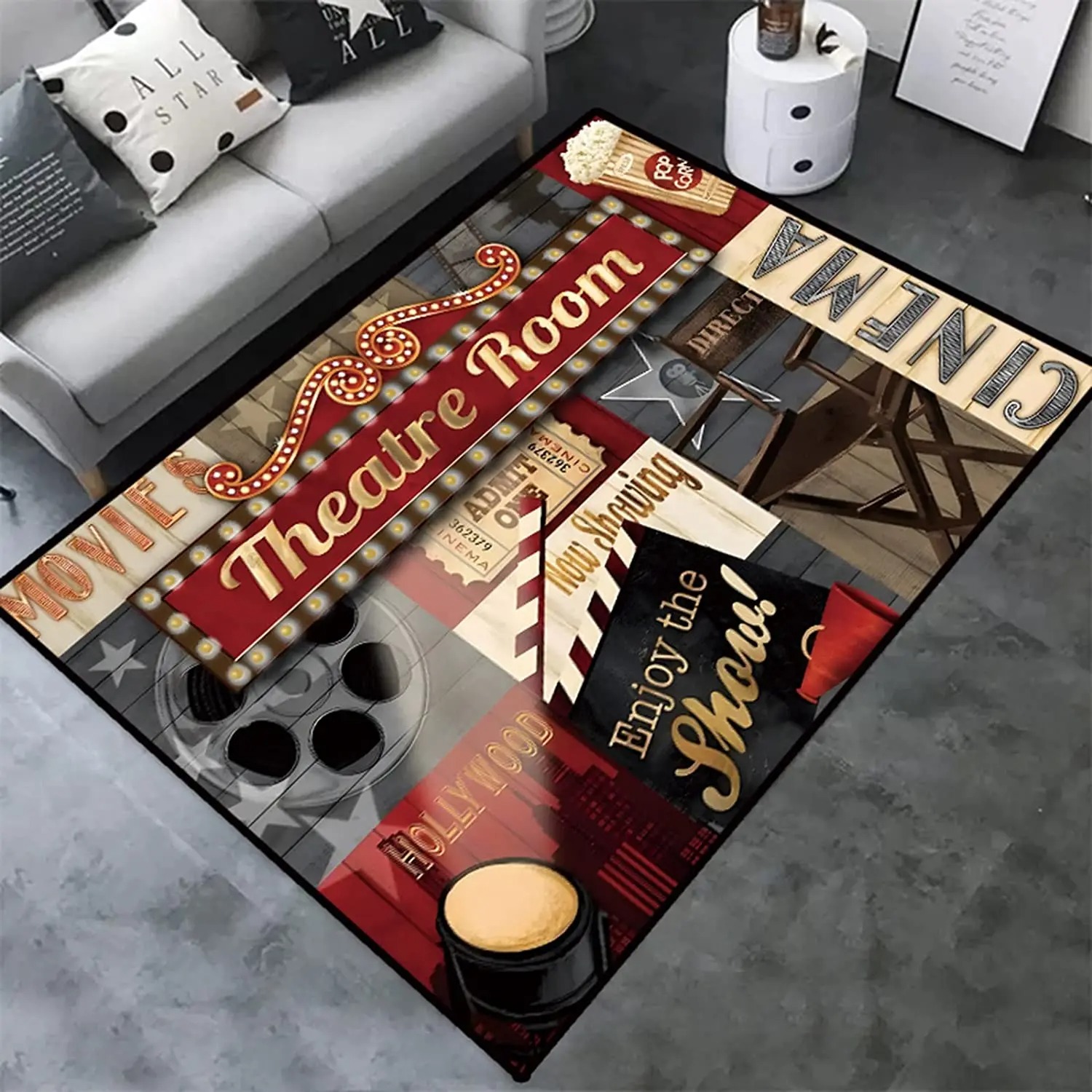 Alfombra de Cine Retro con Dis - Home Cinema Night reseña y precio