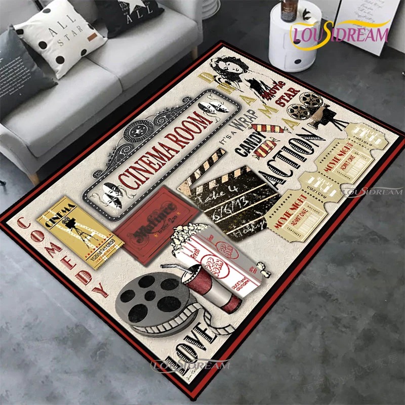 Alfombra de Cine Retro con Dis - Home Cinema Night reseña y precio