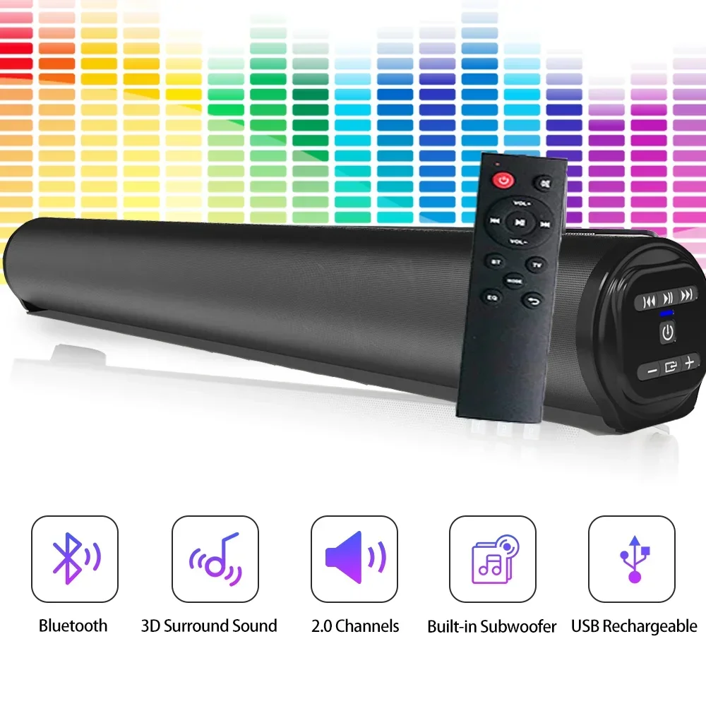 Altavoz inalámbrico con barra  - Home Cinema Subwoofer reseña y precio