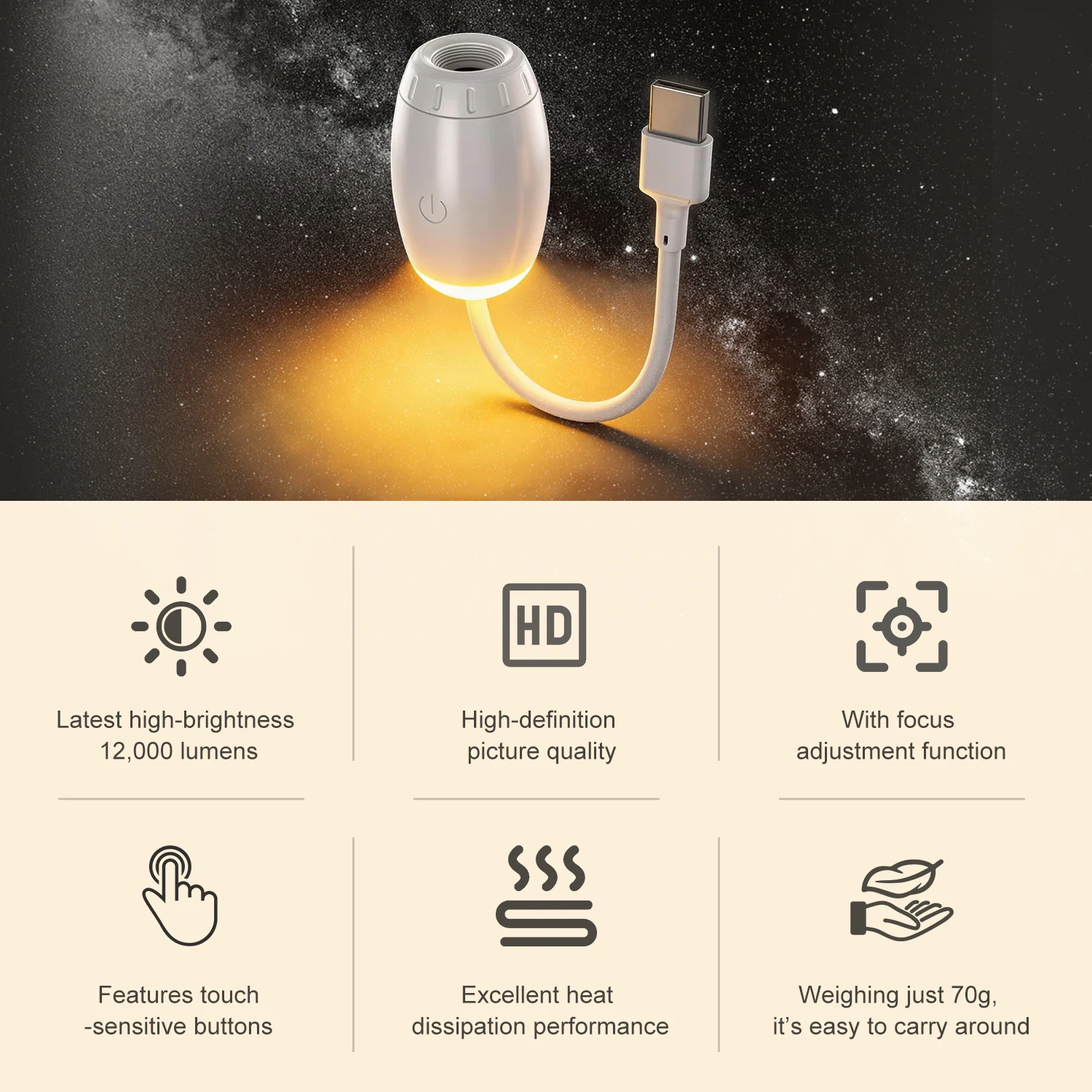 Mini Proyector de Estrellas Ga - Home Cinema With Projector reseña y precio